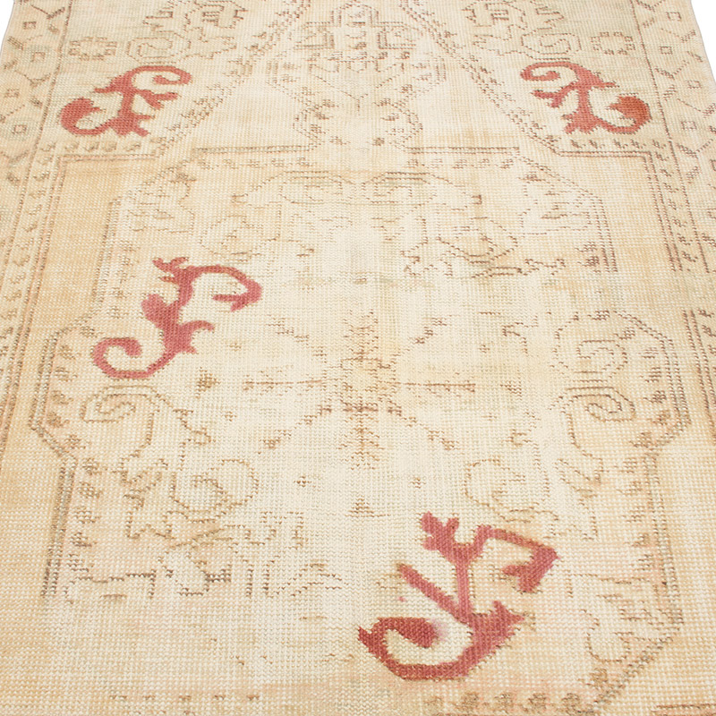 Vintage Turkish Hand-Knotted Rug - 3' 11" x 6' 11" (47" x 83") - K0092582