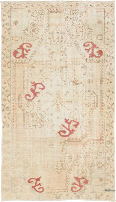 Vintage Turkish Hand-Knotted Rug - 3' 11" x 6' 11" (47" x 83")