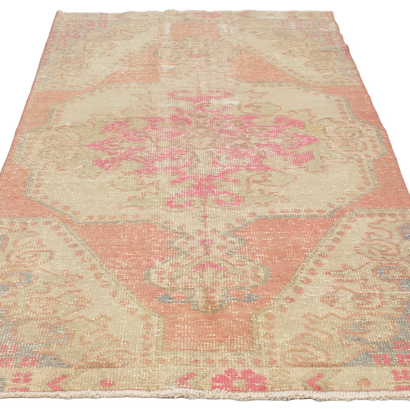 Vintage Turkish Hand-Knotted Rug - 3' 5" x 7' 4" (41" x 88") - K0092584