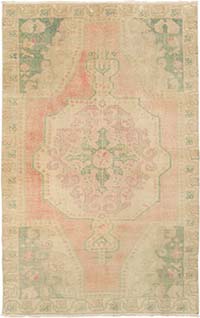 El Dokuma Vintage Halı - 130 cm x 206 cm