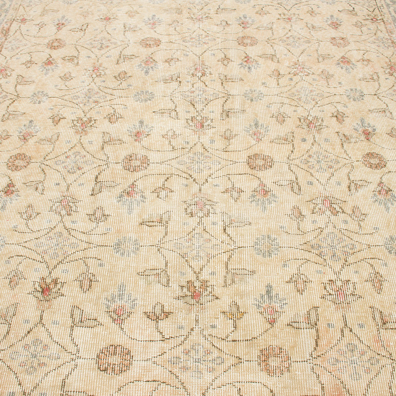 Vintage Turkish Hand-Knotted Rug - 6' 3" x 9' 8" (75" x 116") - K0092594