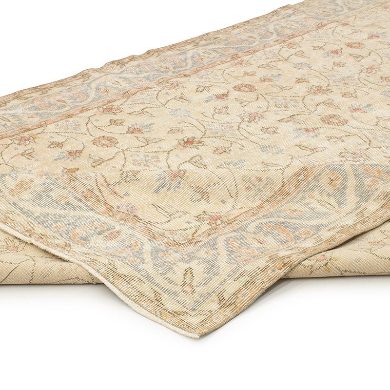 Vintage Turkish Hand-Knotted Rug - 6' 3" x 9' 8" (75" x 116") - K0092594