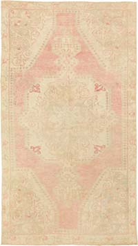 Vintage Turkish Hand-Knotted Rug - 4' 3" x 7' 7" (51" x 91")