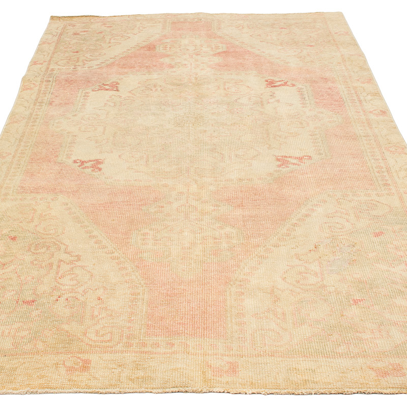 Vintage Turkish Hand-Knotted Rug - 4' 3" x 7' 7" (51" x 91") - K0092596