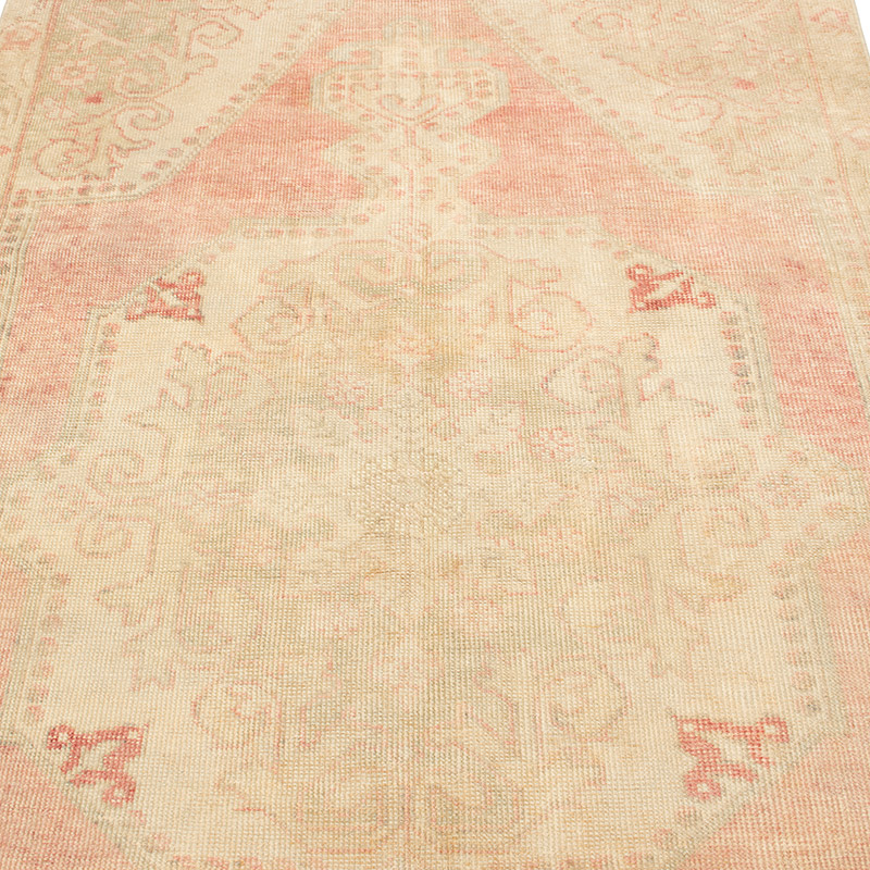 Vintage Turkish Hand-Knotted Rug - 4' 3" x 7' 7" (51" x 91") - K0092596