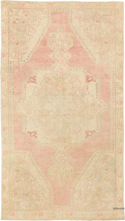 Vintage Turkish Hand-Knotted Rug - 4' 3" x 7' 7" (51" x 91")
