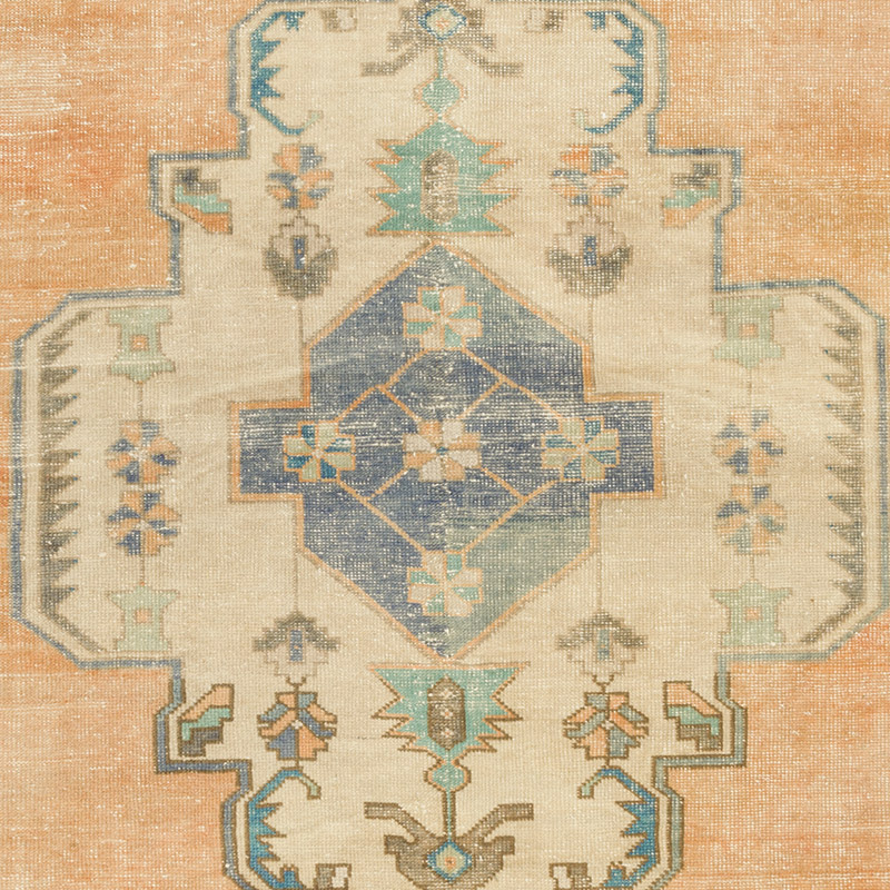 Vintage Turkish Hand-Knotted Rug - 4' 5" x 8' 6" (53" x 102") - K0092597