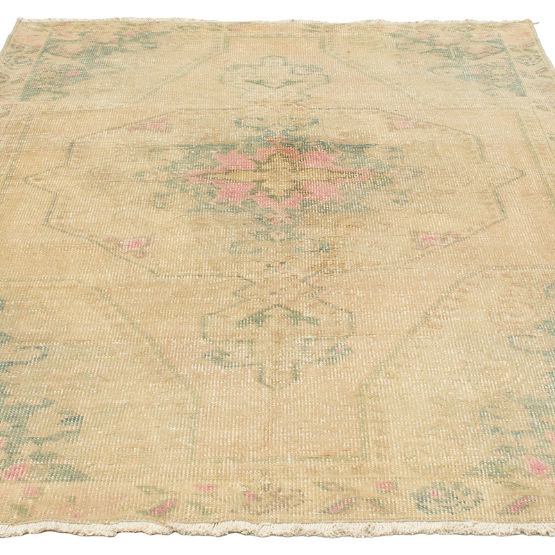 Vintage Turkish Hand-Knotted Rug - 4' 6" x 7' 1" (54" x 85") - K0092598