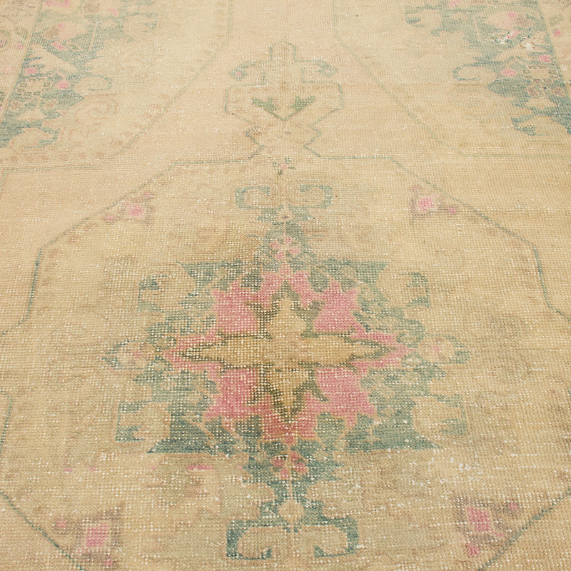 Vintage Turkish Hand-Knotted Rug - 4' 6" x 7' 1" (54" x 85") - K0092598