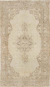 Alfombra Vintage Turca Anudada a Mano - 178 cm x 303 cm