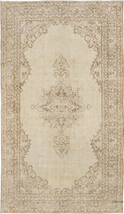 Vintage Turkish Hand-Knotted Rug - 5' 10" x 9' 11" (70" x 119")