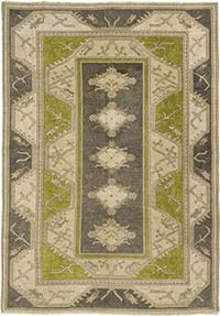 Alfombra Vintage Turca Anudada a Mano - 163 cm x 230 cm