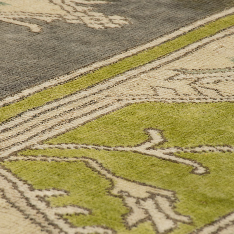 Alfombra Vintage Turca Anudada a Mano - 163 cm x 230 cm - K0092600
