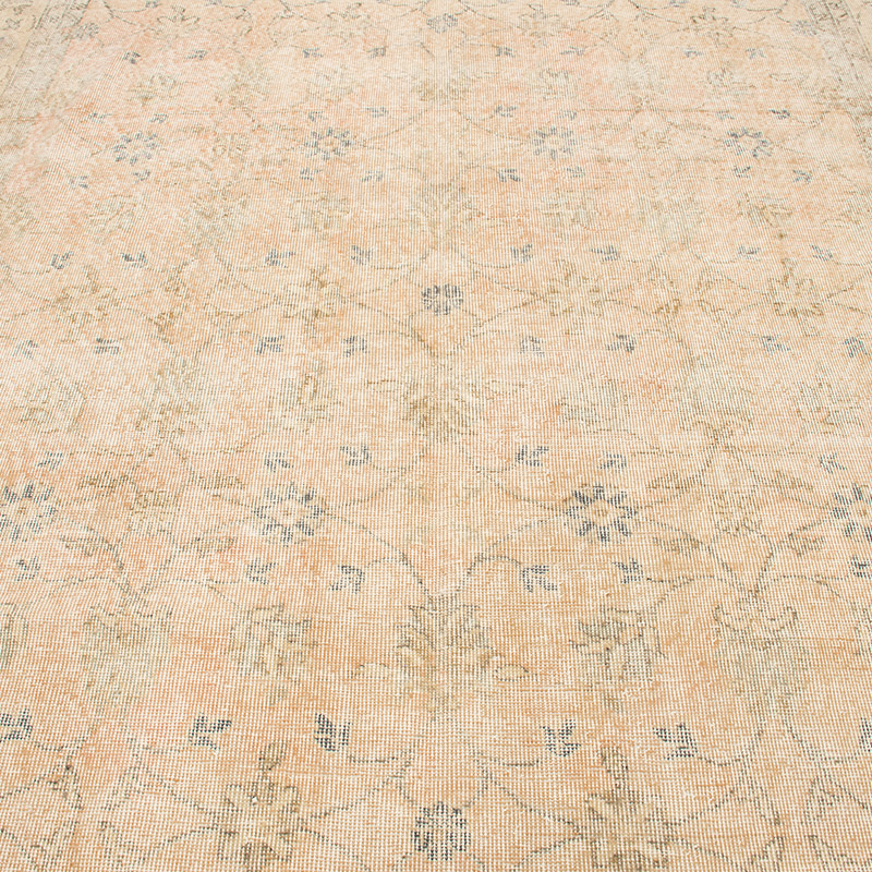 Vintage Turkish Hand-Knotted Rug - 6' 11" x 10'  (83" x 120") - K0092601
