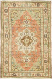 Alfombra Vintage Turca Anudada a Mano - 117 cm x 177 cm