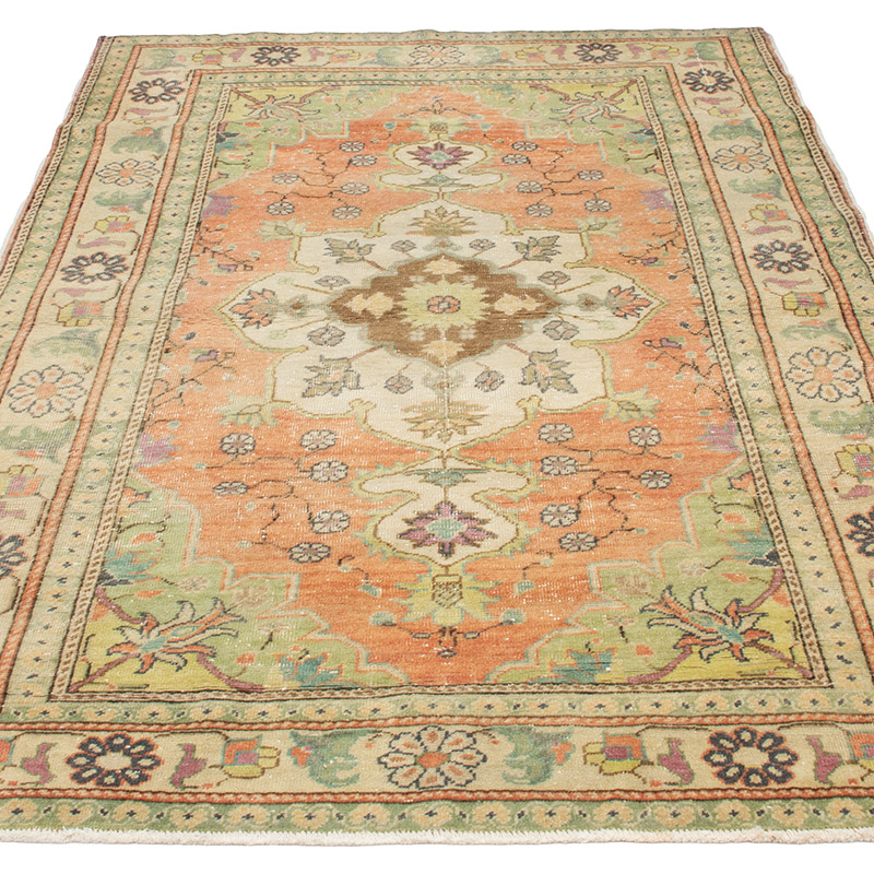 Vintage Turkish Hand-Knotted Rug - 3' 10" x 5' 10" (46" x 70") - K0092602