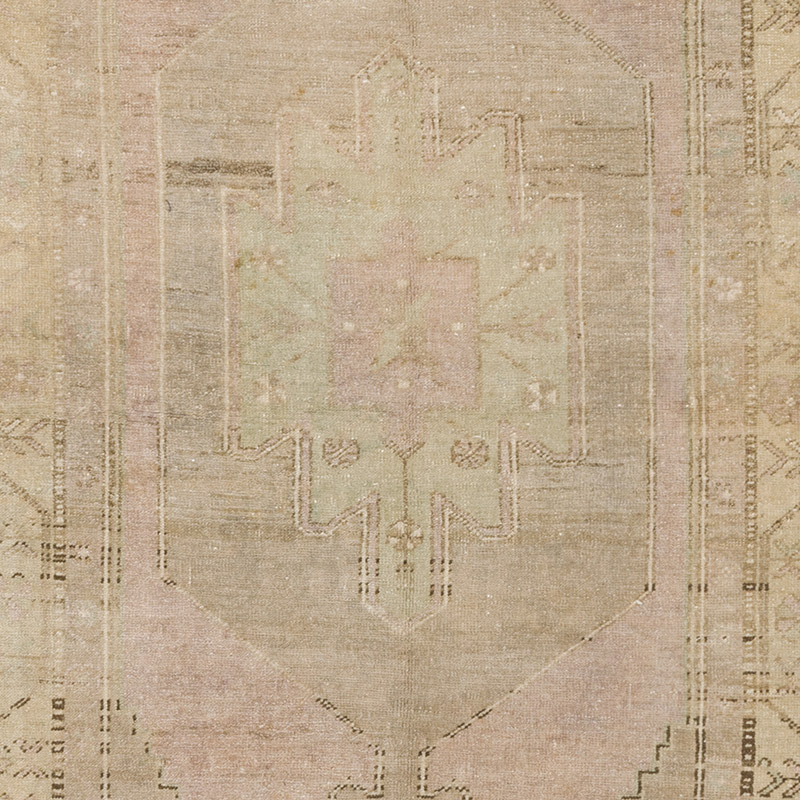 Vintage Turkish Hand-Knotted Rug - 3' 5" x 7' 9" (41" x 93") - K0092604