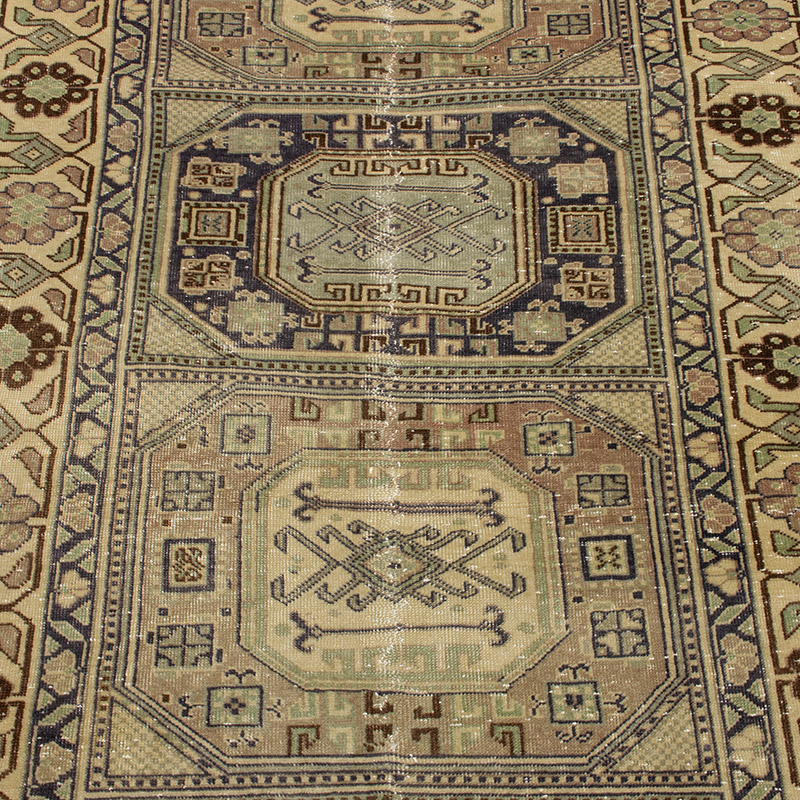 Vintage Turkish Hand-Knotted Rug - 3'  x 6'  (36" x 72") - K0092605