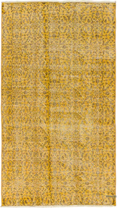 Over-dyed Vintage Hand-Knotted Turkish Rug - 3' 9" x 6' 9" (45" x 81")