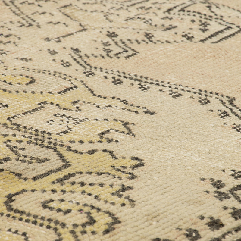 Alfombra Vintage Turca Anudada a Mano - 132 cm x 194 cm - K0092607