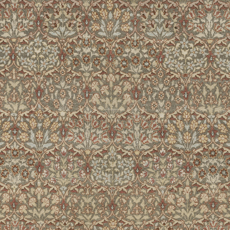 Vintage Turkish Hand-Knotted Rug - 3' 11" x 5' 9" (47" x 69") - K0092612