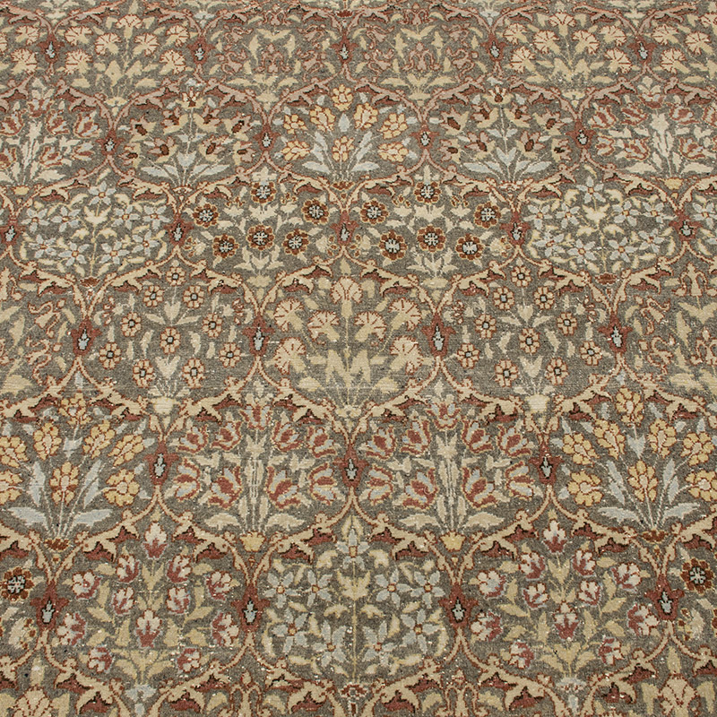 Vintage Turkish Hand-Knotted Rug - 3' 11" x 5' 9" (47" x 69") - K0092612