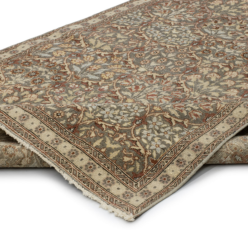 Vintage Turkish Hand-Knotted Rug - 3' 11" x 5' 9" (47" x 69") - K0092612