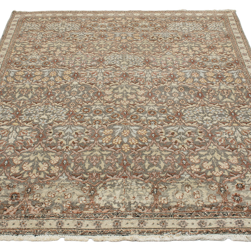 Vintage Turkish Hand-Knotted Rug - 3' 11" x 5' 9" (47" x 69") - K0092612