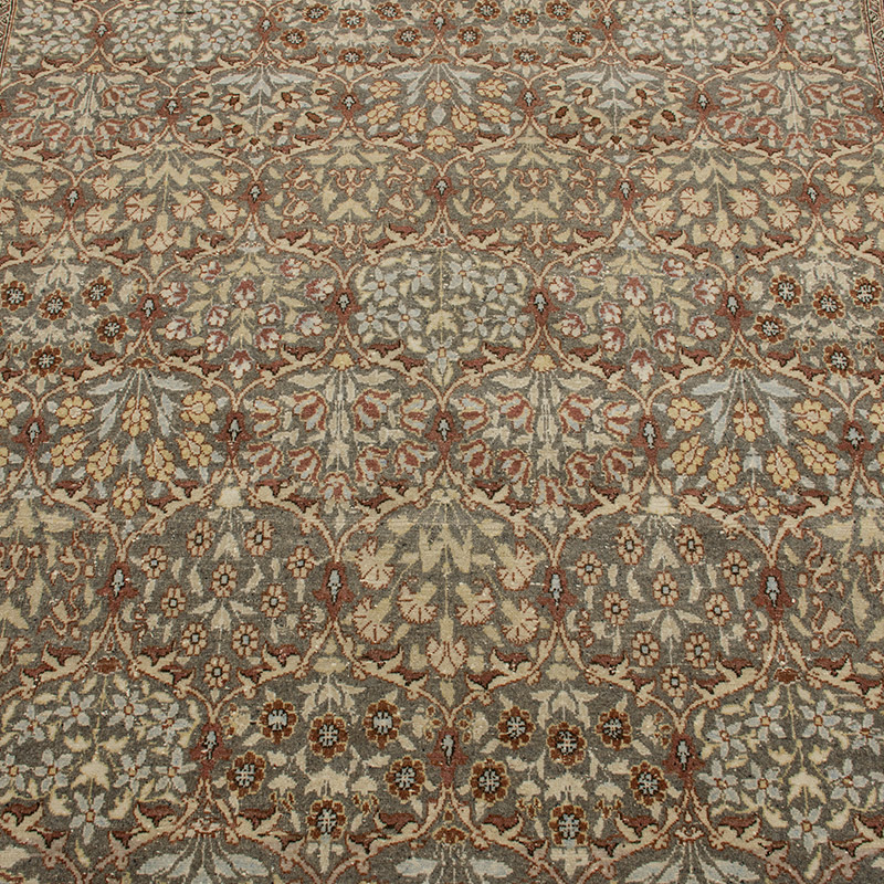 Vintage Turkish Hand-Knotted Rug - 3' 11" x 5' 9" (47" x 69") - K0092612