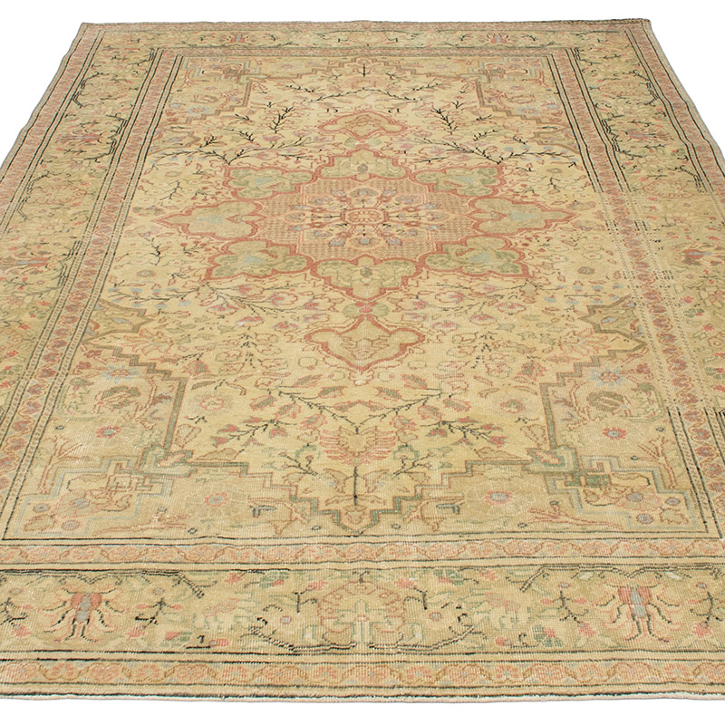 El Dokuma Vintage Halı - 146 cm x 223 cm - K0092613