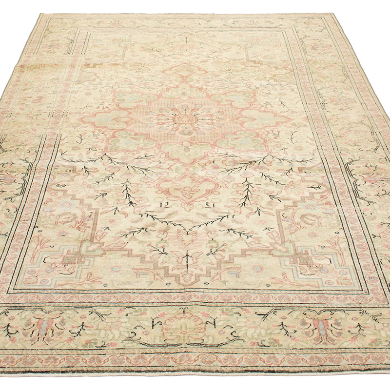 El Dokuma Vintage Halı - 146 cm x 223 cm - K0092613
