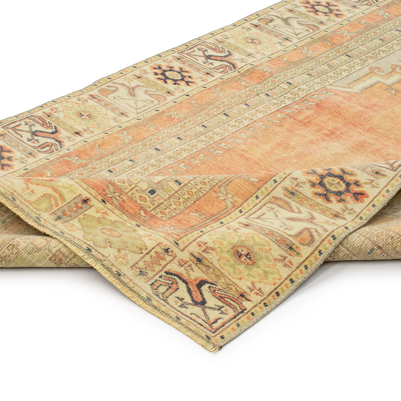 Vintage Turkish Hand-Knotted Rug - 3' 4" x 6'  (40" x 72") - K0092614