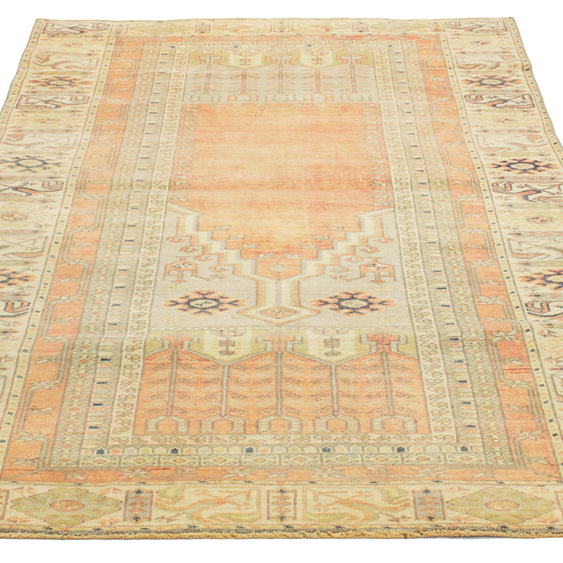 Vintage Turkish Hand-Knotted Rug - 3' 4" x 6'  (40" x 72") - K0092614