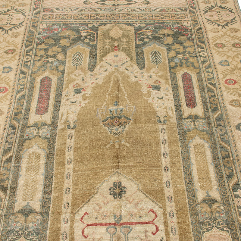 Vintage Turkish Hand-Knotted Rug - 4' 9" x 8'  (57" x 96") - K0092615