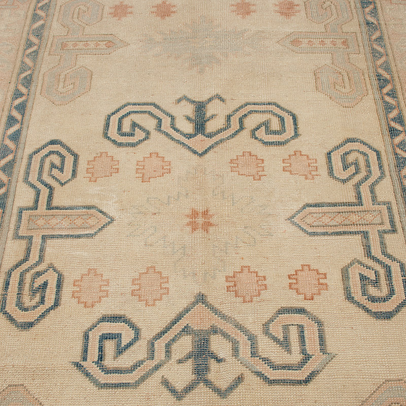 Alfombra Vintage Turca Anudada a Mano - 143 cm x 207 cm - K0092618
