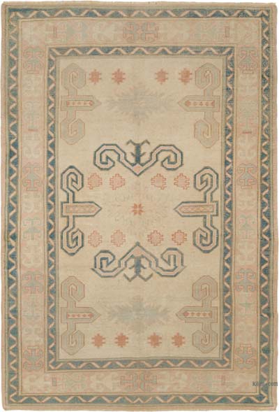 El Dokuma Vintage Halı - 143 cm x 207 cm