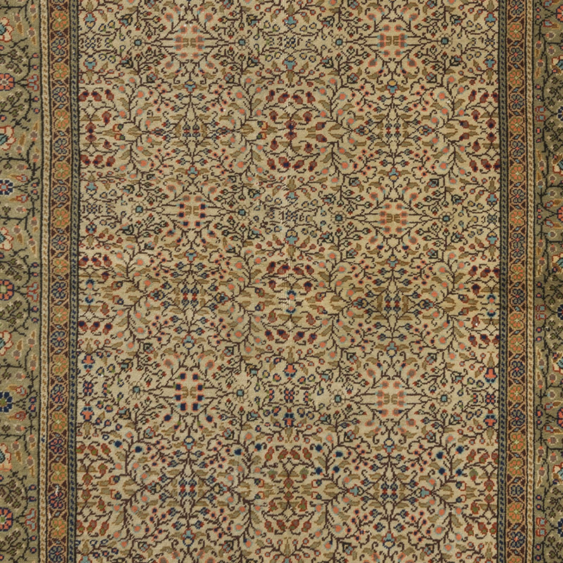 Vintage Turkish Hand-Knotted Rug - 3' 10" x 5' 8" (46" x 68") - K0092619