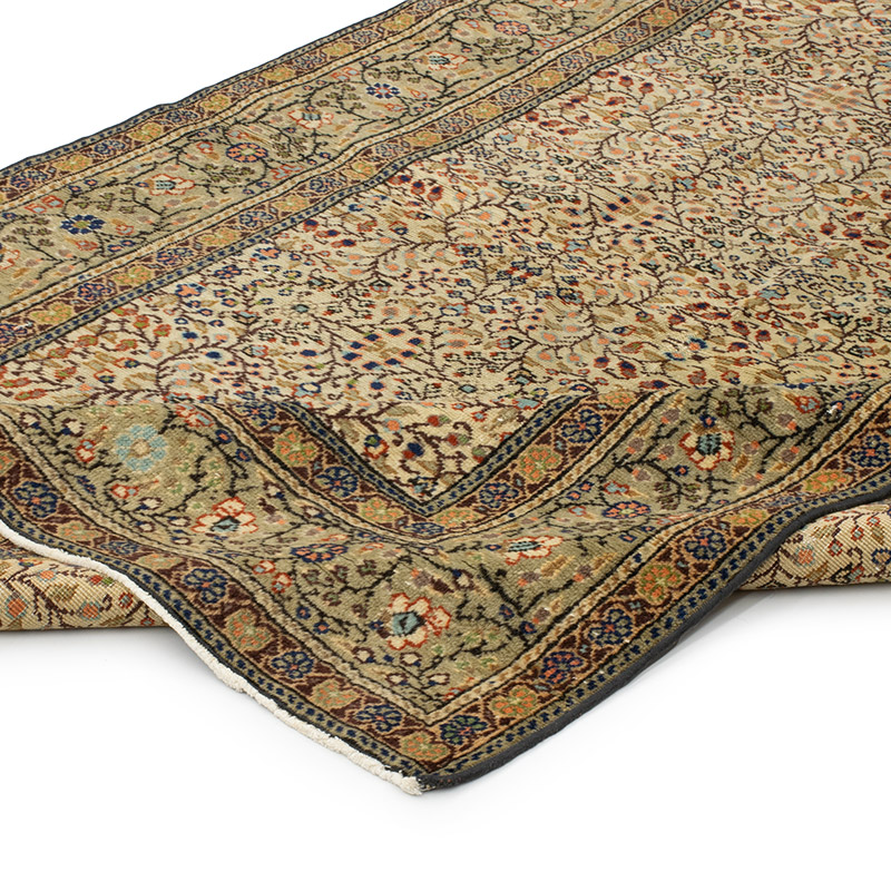 Vintage Turkish Hand-Knotted Rug - 3' 10" x 5' 8" (46" x 68") - K0092619