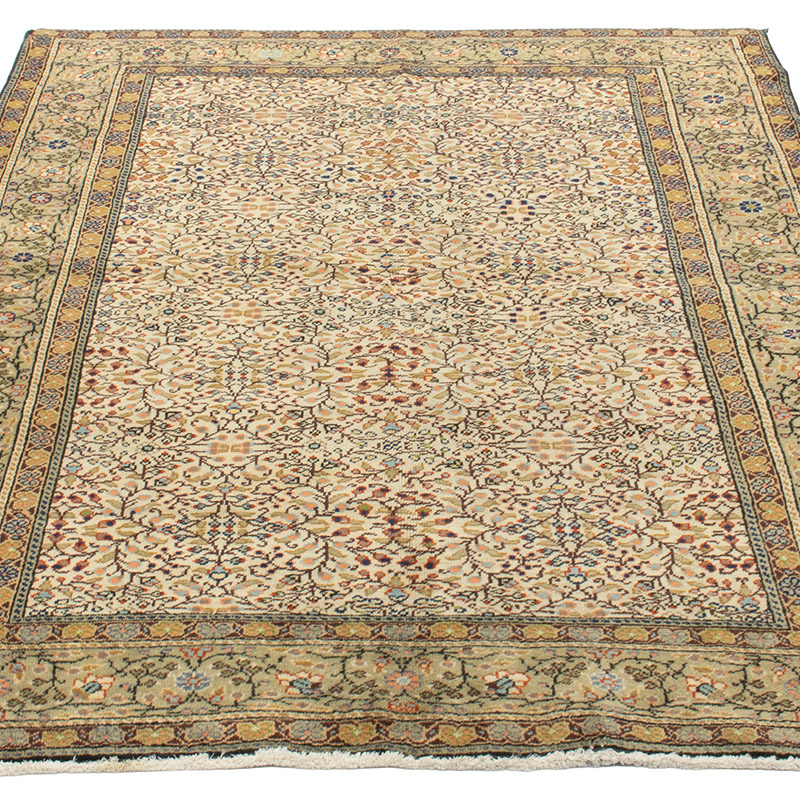 Vintage Turkish Hand-Knotted Rug - 3' 10" x 5' 8" (46" x 68") - K0092619