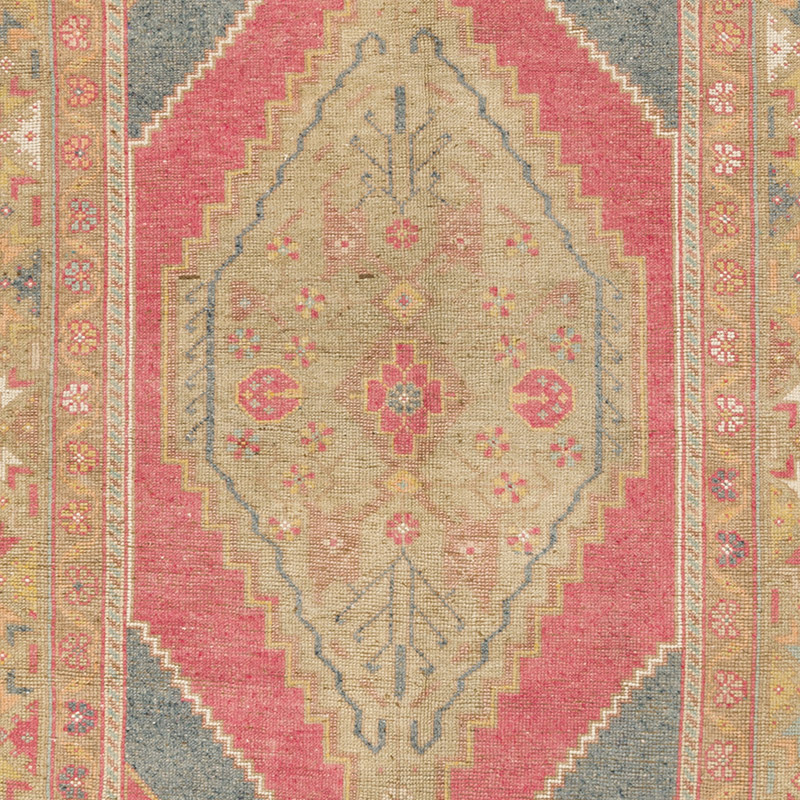 El Dokuma Vintage Halı - 123 cm x 210 cm - K0092621