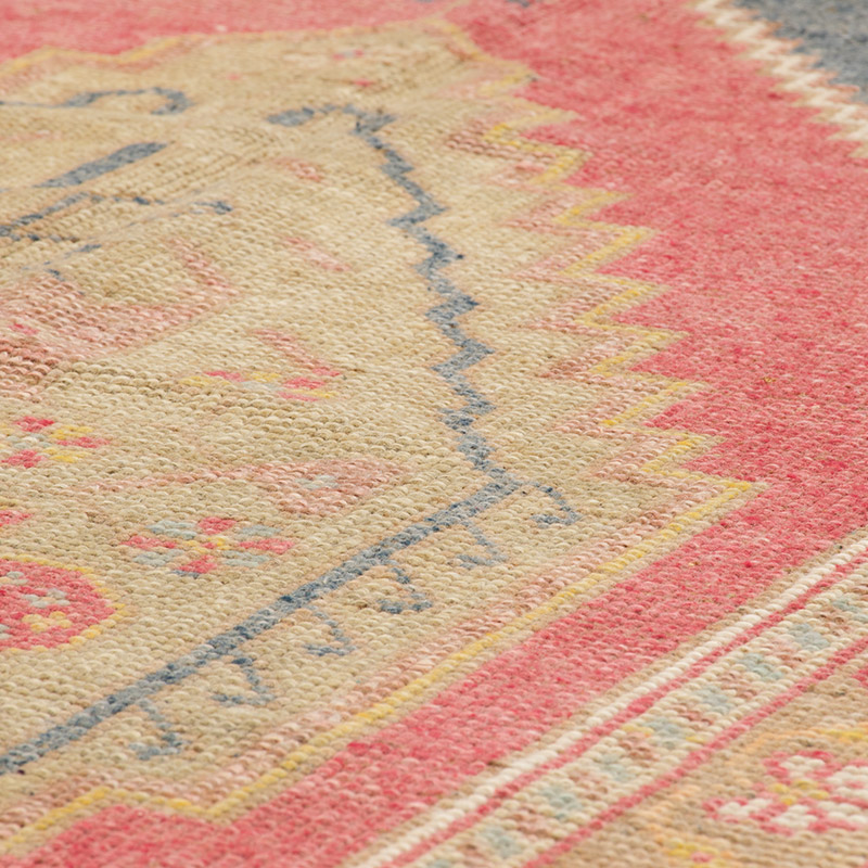 El Dokuma Vintage Halı - 123 cm x 210 cm - K0092621