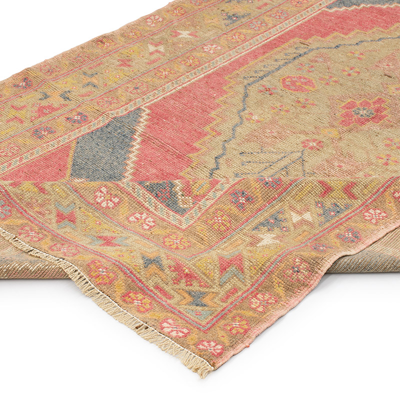 El Dokuma Vintage Halı - 123 cm x 210 cm - K0092621