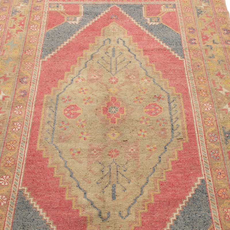 El Dokuma Vintage Halı - 123 cm x 210 cm - K0092621