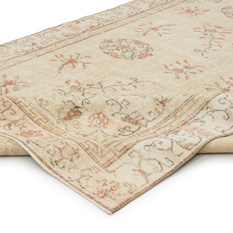 Vintage Turkish Hand-Knotted Rug - 6' 3" x 9' 9" (75" x 117") - K0092622