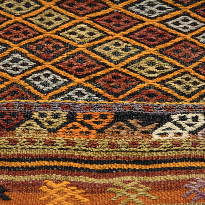 Vintage Anatolian Jijim Rug - K0092624