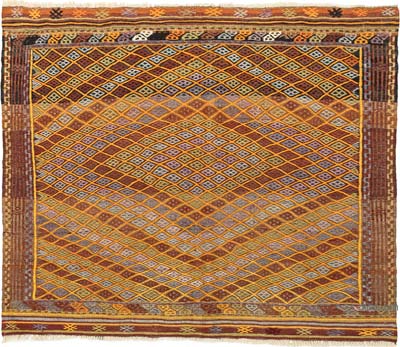 Vintage Anatolian Jijim Rug
