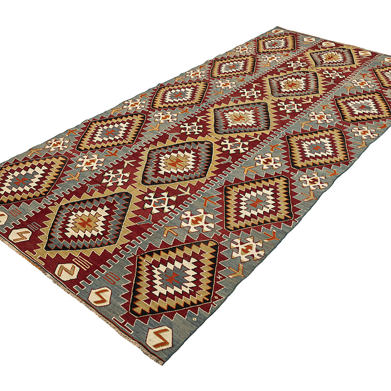 Alfombra Vintage Esme Kilim - 134 cm x 289 cm - K0092630