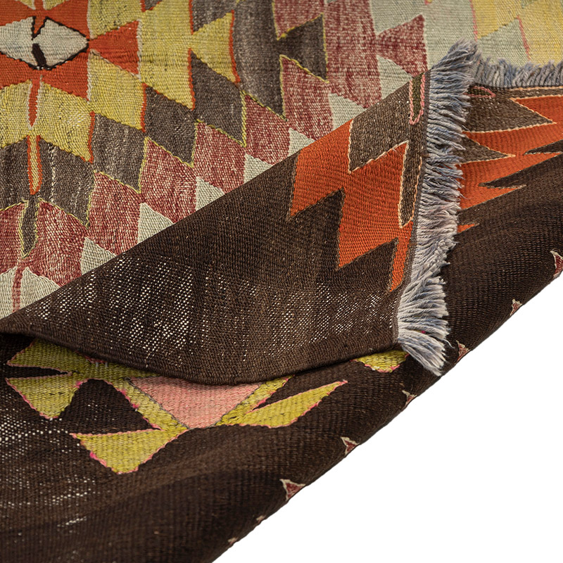 Vintage Konya Kilim Rug - 4' 9" x 7' 9" (57" x 93") - K0092631