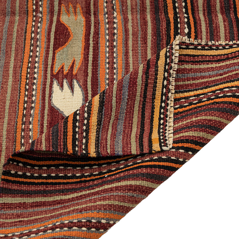 Alfombra Konya Kilim Vintage - 129 cm x 210 cm - K0092633
