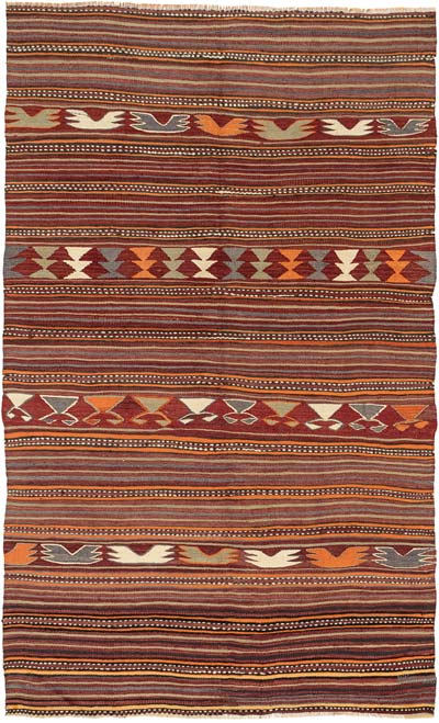 Alfombra Konya Kilim Vintage - 129 cm x 210 cm